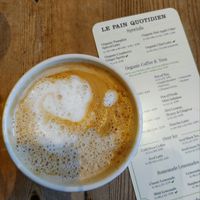 Latte at Le Pain Quotidien - Walnut St in Philadelphia