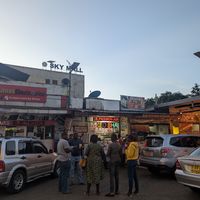 The restaurant at Original Maru Bhajia in Nairobi