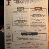 Food menu at Tavern 27 in Laconia