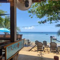 The view! at Tranquilo Cafe in Corn Islands