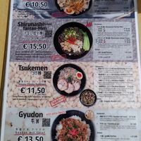 Menu 1 at Shin - Ramen im Georgswall in Hannover