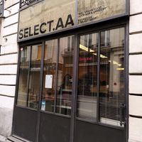 Store front at Select.AA in Paris