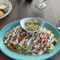 Smothered tostada  at Cowboy Cantina in Rancho Mirage