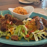 Main Course with Beyond Burger adder  at Cowboy Cantina in Rancho Mirage