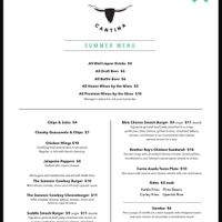 At the bottom, vegan options available on request    at Cowboy Cantina in Rancho Mirage