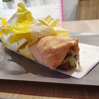 Falafel wrap at HALA WALA in North West London