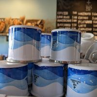 inside at British Patagonia in North London