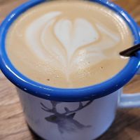 Latte Macchiato at British Patagonia in North London