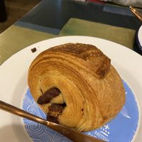pain au chocolat  at British Patagonia in North London