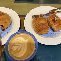 coffee and pastries  at British Patagonia in North London