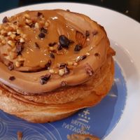 Ferrero rocher crown pastry at British Patagonia in North London