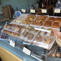 Pastry selection😻  at British Patagonia in North London