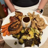 Roasted Chicken Pieces roast  at British Patagonia in North London