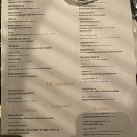 Menu (lots is vegan, need to ask)  at ilili in Washington