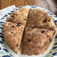 Bread came w the mezze platter   at Aladdin in Stowe