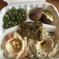 Mezze platter  at Aladdin in Stowe