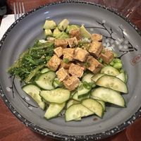 Tofu poke bowl  at Sabai Sabai in Middlebury