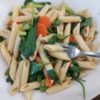 The rasta pasta has a jerk sauce, it is savory and spicy. Very delicious! at Tru Jamaica Restaurant in Waco