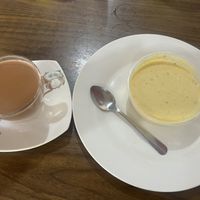 Chai tea and sweet Shahi Kheer dessert   at Al-Jabrez Halal in Paranaque