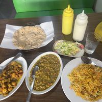 Mixed vegetables, dal, vegetable biryani   at Al-Jabrez Halal in Paranaque