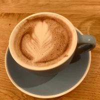 Oat hot chocolate  at Megan's in Welwyn Garden City