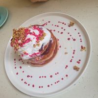 Pink Pancakes at Blumental in Berlin