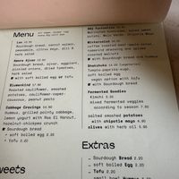 Menu December 2023  at Blumental in Berlin