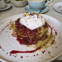 Pink Pancakes at Blumental in Berlin