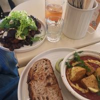 Shashuka with tofu at Blumental in Berlin