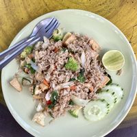 Fried rice with tofu and vegetables   at Old Town Thai Vegetarian Food in Koh Lanta