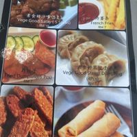 menu at Vege Good in Malacca