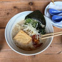 vegan white ramen at Tokoton Ramen in South East London