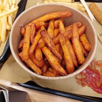 sweet potato fries at Holybox SKG in Thessaloniki