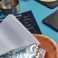 vegan burrito at Taco Mazama in Thessaloniki