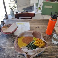 Veggie combo. All vegan at Desta in Oakland