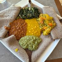 Veggie Combo Plate at Desta in Oakland