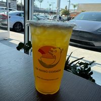 peach tea   at Da Nang Corner in San Diego