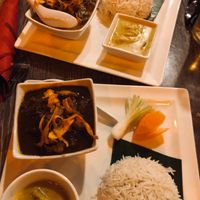 Main course curries  at Little Lanka in Stockport