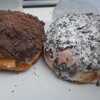 "Marlene" and some other chocolate-Krapfen/"Grapfen" at Veganer Göing - Jakobistr in Hannover