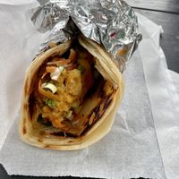 Roti wrap   at Roti Overdrive in Kaikoura