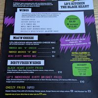  at LD's Kitchen - The Black Heart in North West London