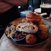 Xmas roulade at LD's Kitchen - The Black Heart in North West London