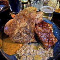 ‘Glazed pork’ Sunday Roastt  at LD's Kitchen - The Black Heart in North West London
