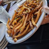 Truffle fries without cheese at Prodigy Brewing in Logan