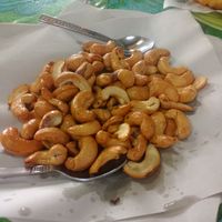 Fried cashews at Kiwi Orchid in Ranong