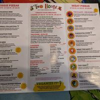 Menu at Two Boots Pizza - UES in New York City