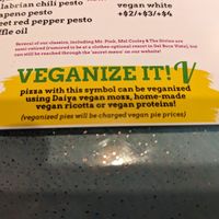 Veganize it!!! at Two Boots Pizza - UES in New York City