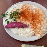 Nana Ghanooj  at Shesco Mediterranean Grill in Grand Rapids