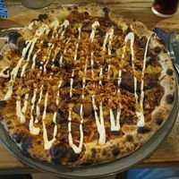 The Steak-Out pizza at Salty Bay Co. Pizza Kitchen in St Austell