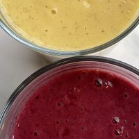 Tropical & After Monday Smoothies #Veganuary at Café Brühbar  in Baden